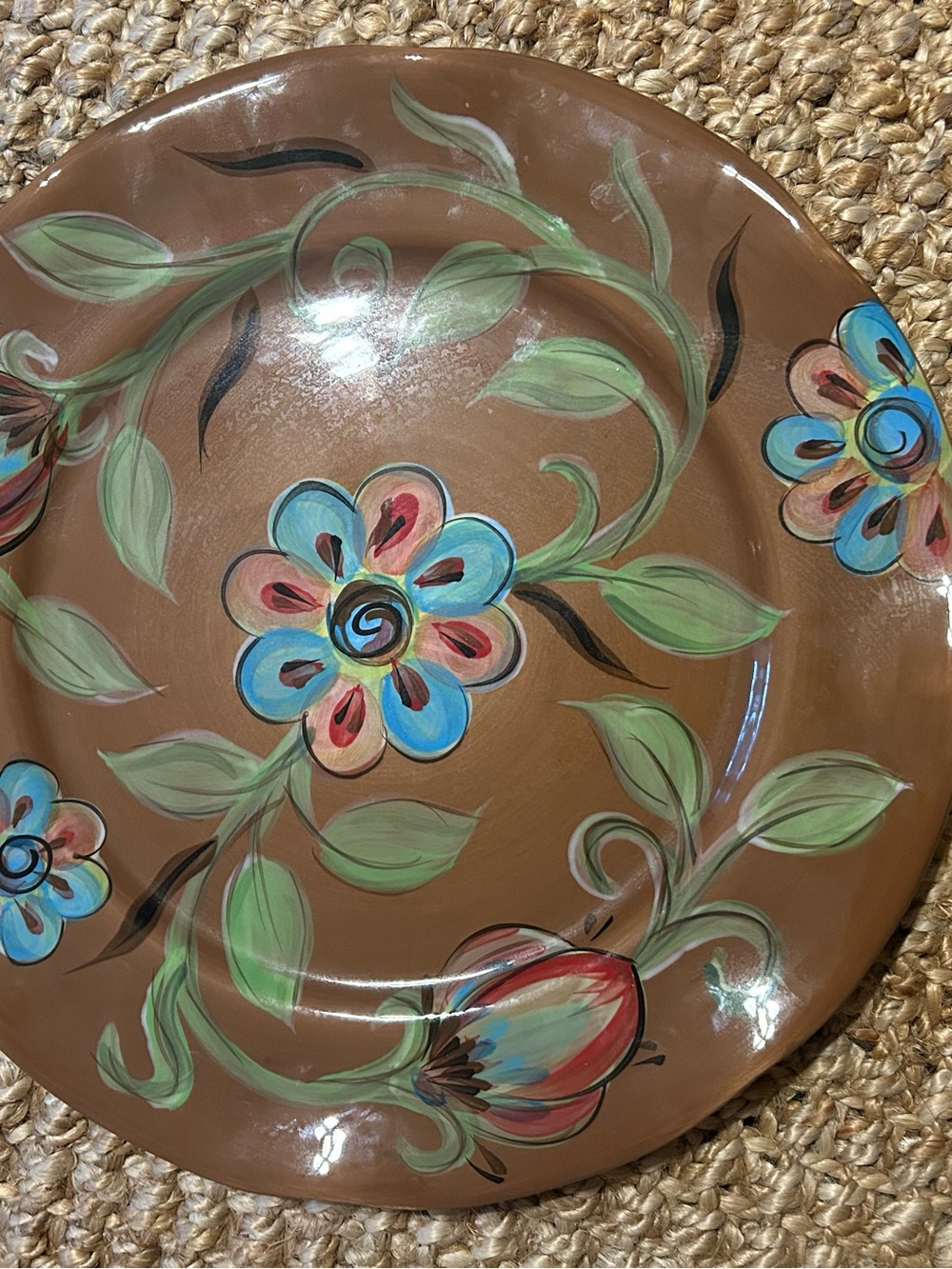 Southern Living Gail Pittman Cottage Garden 15” Chop Plate